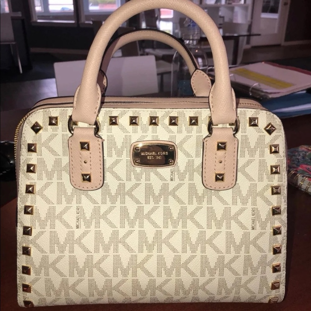 Michael Kors Sandrine Stud Satchel